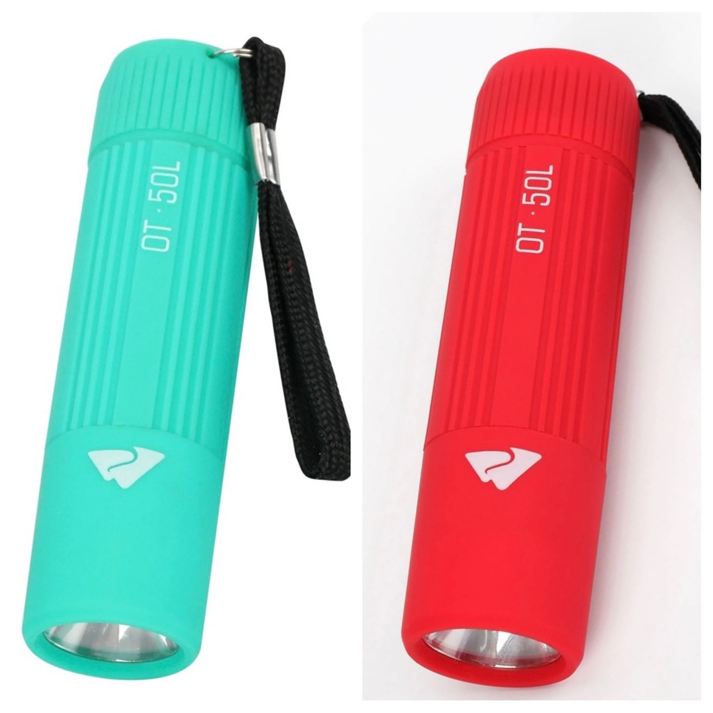 Ozark Trail Red and Teal Mini Flashlight Set
